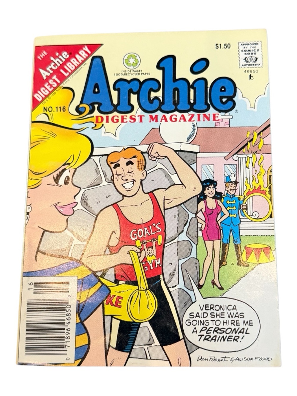 Archie Digest Magazine - Comic number 116 Betty & Veronica
